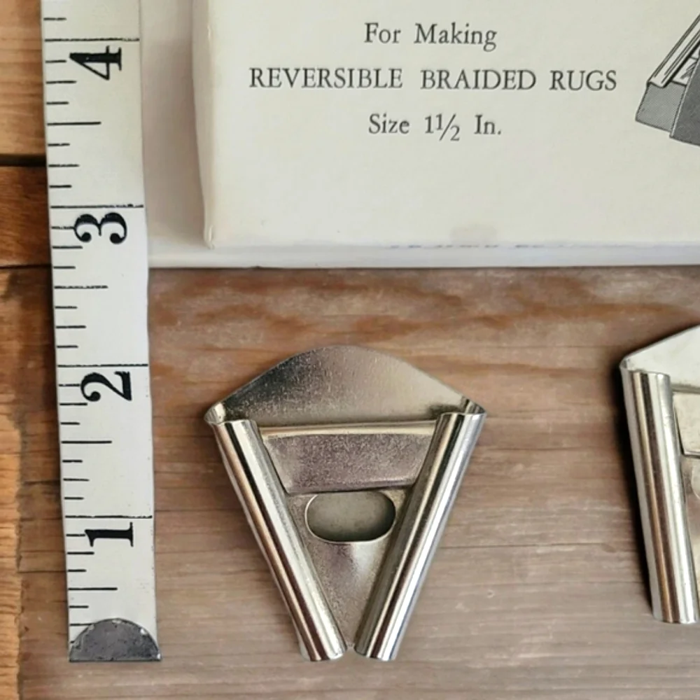 60s NOS Le-sure Braid Kit for Making Reversible Braided Rugs - Complete